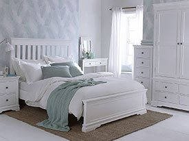Furniture Mill Swindon Bedroom Collection in White