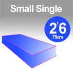 2ft6 Small Single Bedsteads